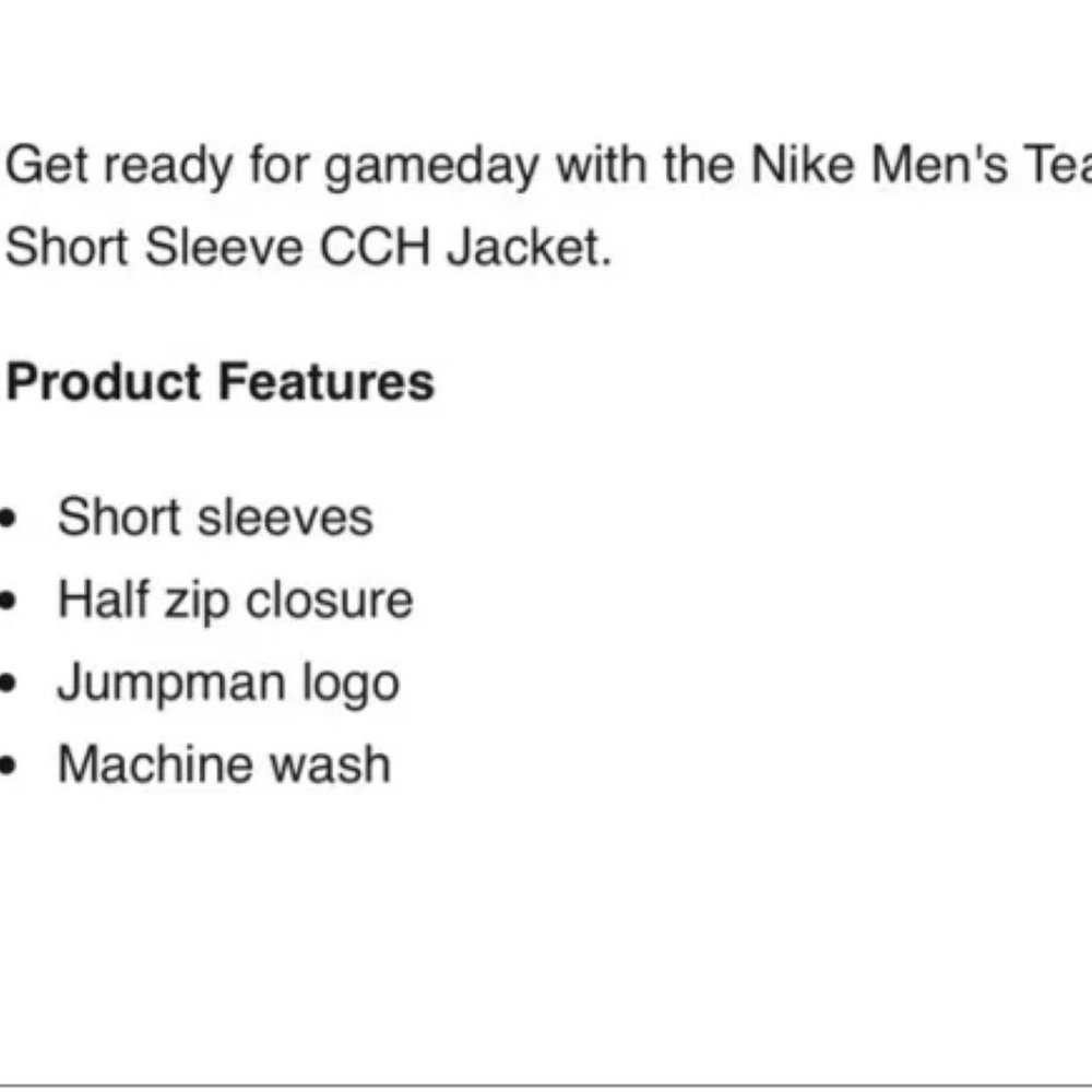 Jordan Team Short Coach Jacket Jumpman Medium c14 - Picture 8 of 8